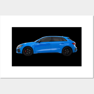 audi 2022 RS3 Hatchback Posters and Art